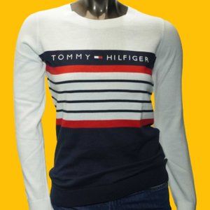 Striped logo Sweater